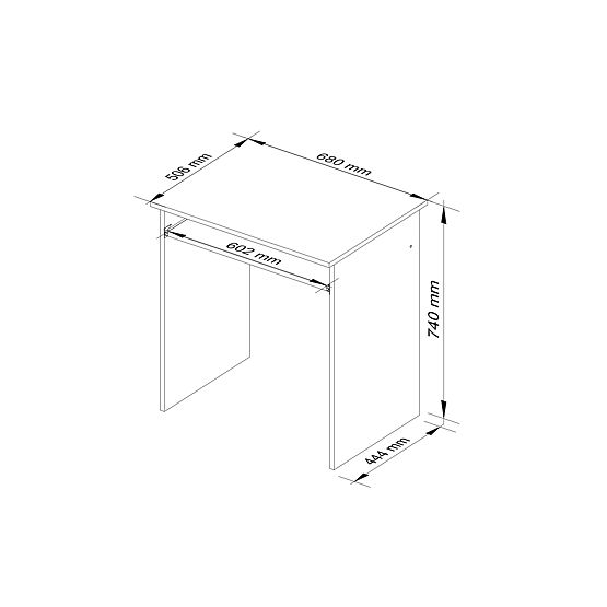 BIURKO STAR PK DĄB SONOMA