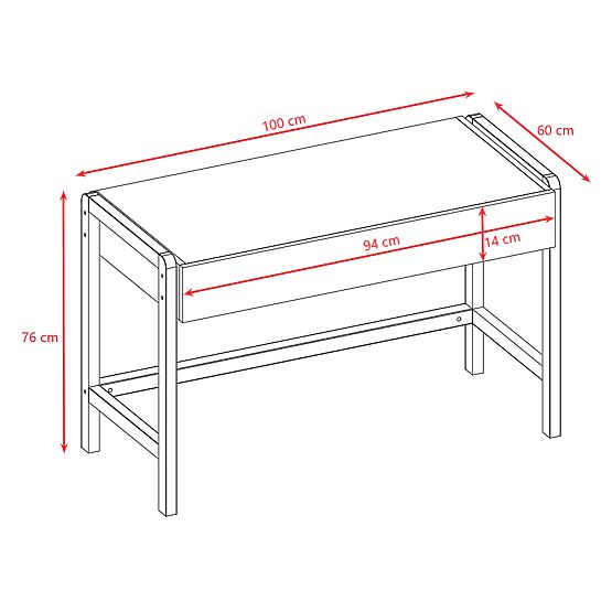 Biurko Viktor - biały