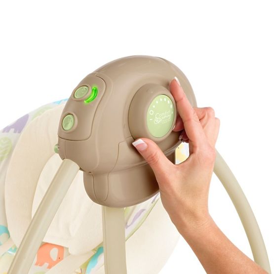 Bright Starts leżaczek przenośny Elepaloo