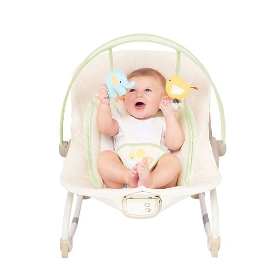 Bright Starts leżaczek wibrujący Elepaloo
