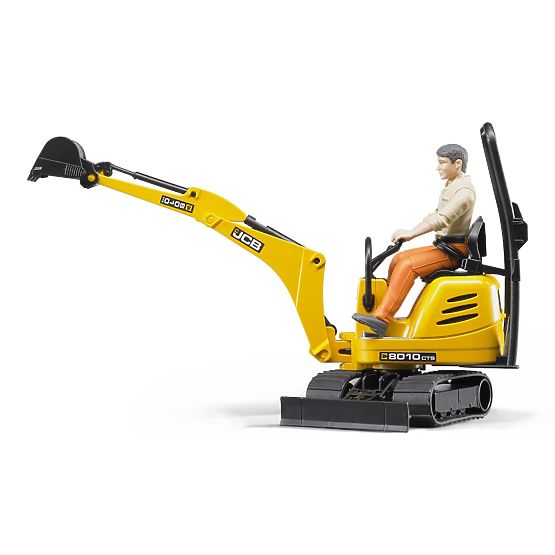 Bruder BWORLD Mikrokoparka JCB z figurką