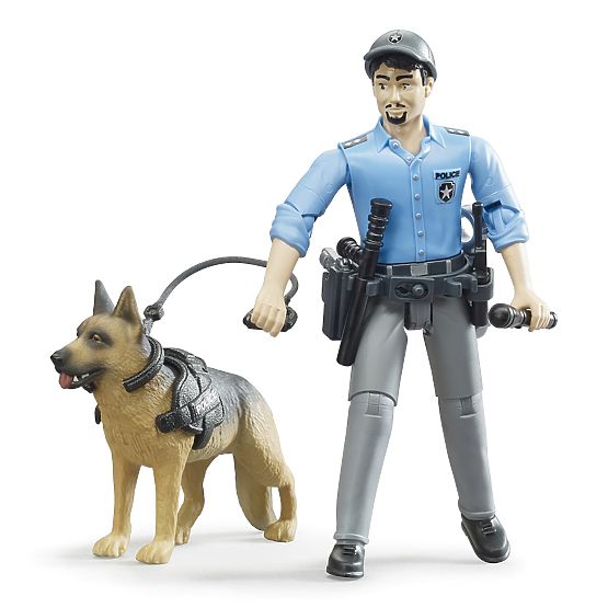 Bruder BWORLD Policjant z psem