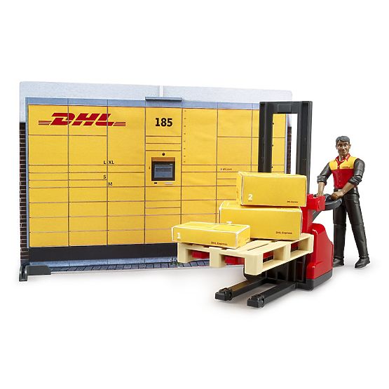 Bruder BWORLD Punkt Przesyłek DHL z akcesoriami