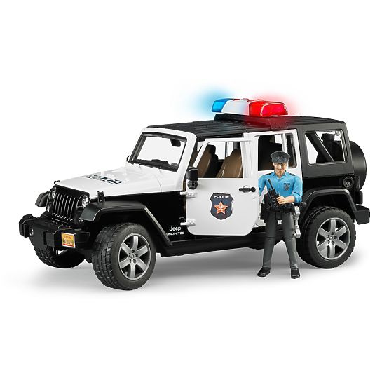 Bruder Jeep Wrangler Rubicon Policja