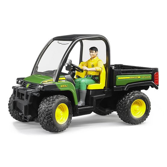 Bruder John Deere Gator z kierowcą