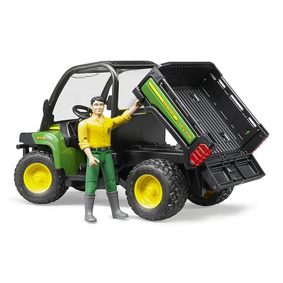 Bruder John Deere Gator z kierowcą