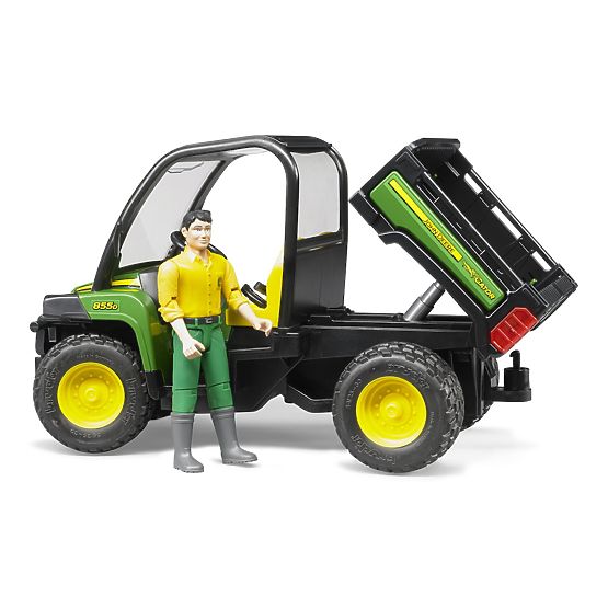 Bruder John Deere Gator z kierowcą