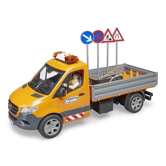 Bruder Pojazd do utrzymania dróg MB Sprinter z figurką i akcesoriami