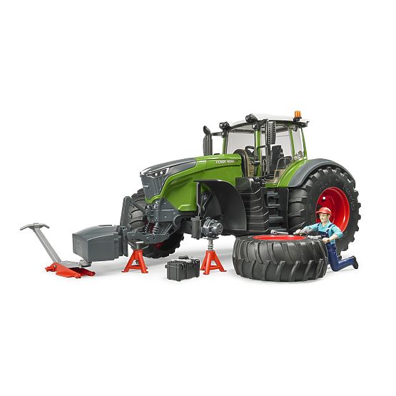 Bruder Traktor Fendt 1050 Vario z mechanikiem i narzędziami warsztatowymi 1:16