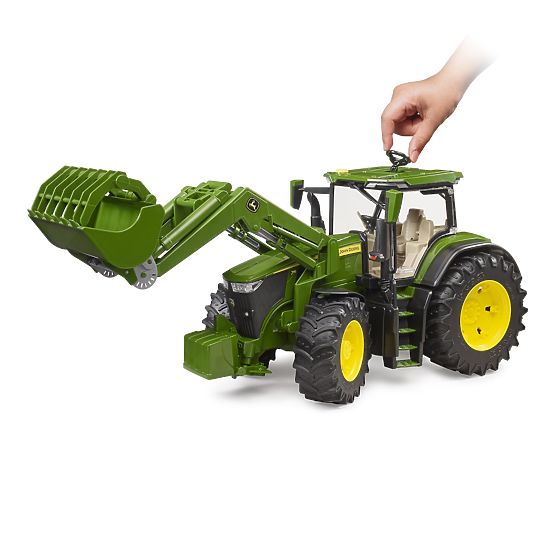 Bruder Traktor John Deere 7R 350 z ładowaczem czołowym
