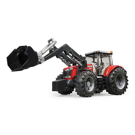 Bruder Traktor MASSEY FERGUSON 7624 z ładowaczem czołowym