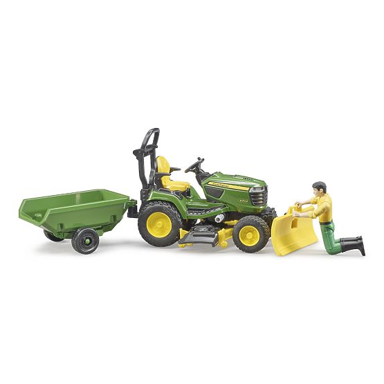 Bruder Traktor ogrodowy John Deere X949 z ogrodnikiem