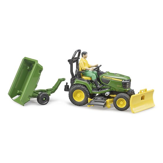 Bruder Traktor ogrodowy John Deere X949 z ogrodnikiem