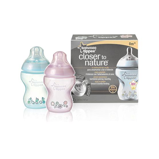 Butelka z nadrukiem C2N, 260 ml, 2 szt.