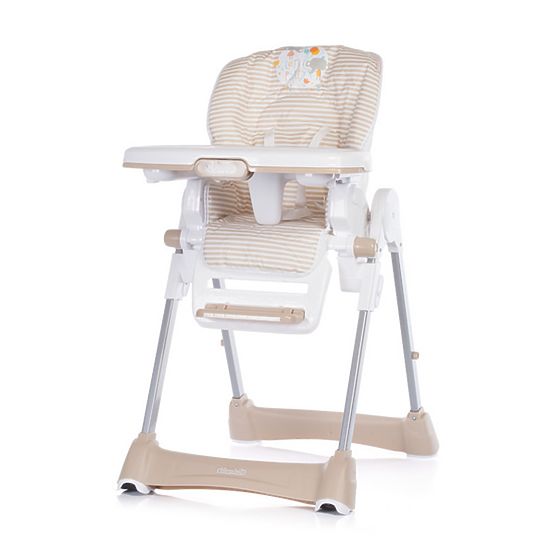 CHIPOLINO Dziecięca do jedzenia krzesło Bravo-Słoń beige
