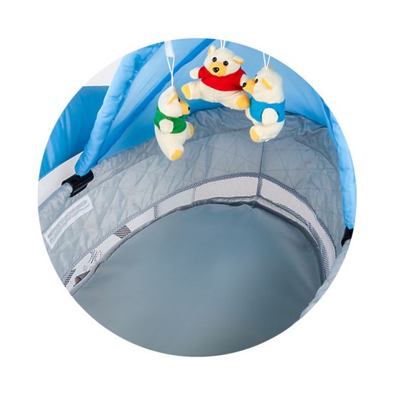 CHIPOLINO Łóżeczko turystyczne Twin stars