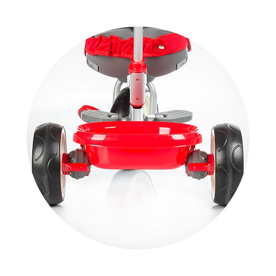 CHIPOLINO Rowerek trójkołowy z daszkiem Denver