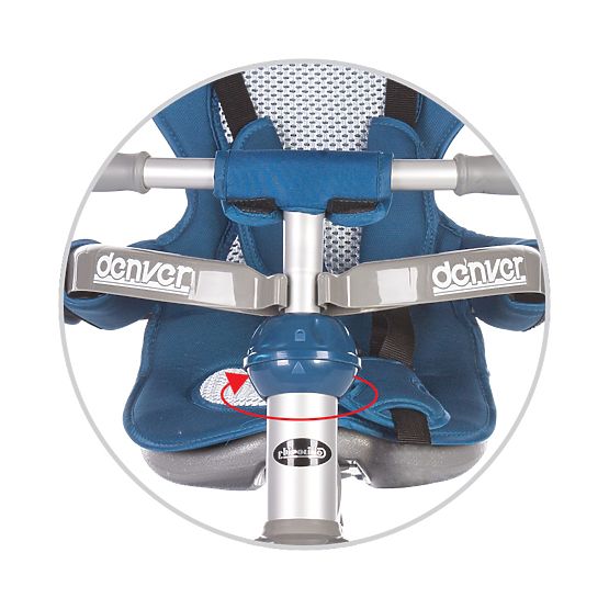 CHIPOLINO Rowerek trójkołowy z daszkiem Denver