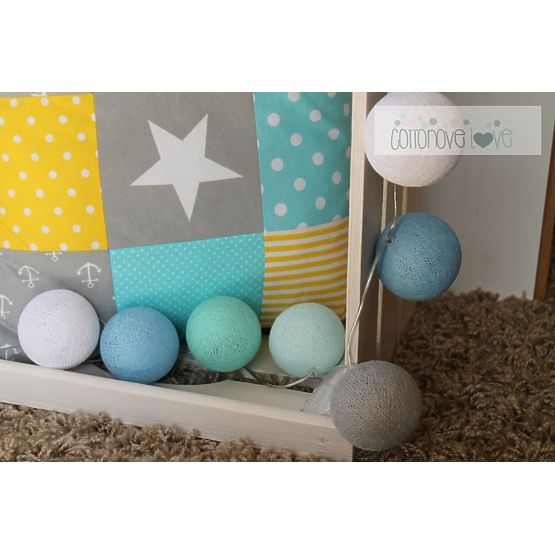 Cotton balls - Mint pastel