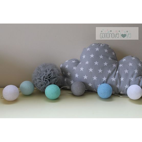Cotton balls - Mint pastel