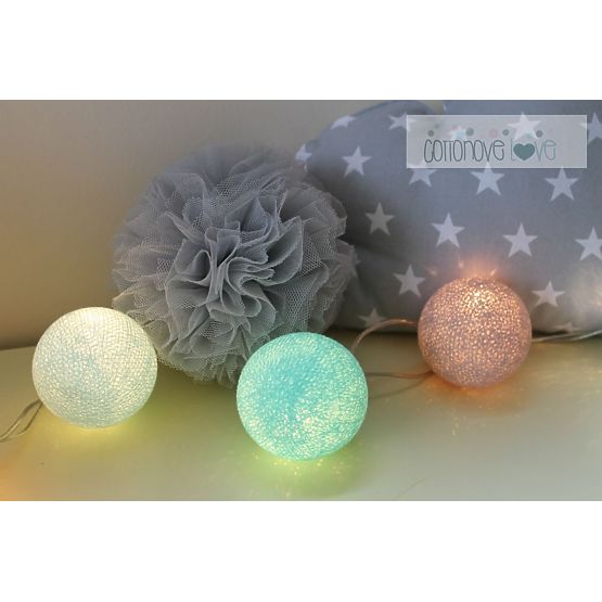 Cotton balls - Mint pastel