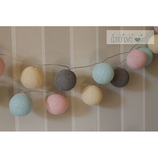 Cotton balls - pudrowe