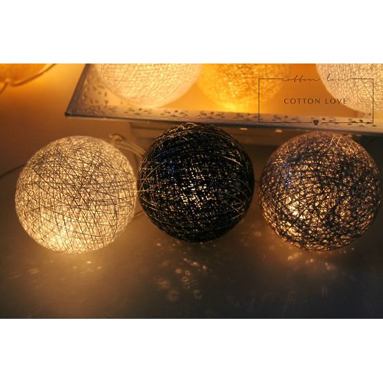 Cotton balls - srebrne