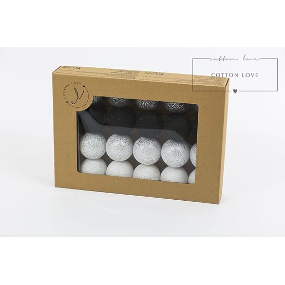 Cotton balls - srebrne