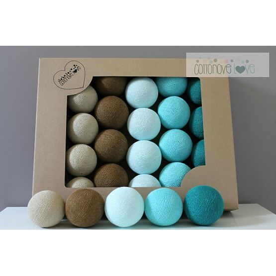 Cotton balls - turkus