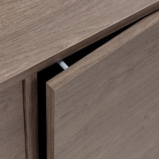 Czterodrzwiowa komoda Kanso, Dąb Baltic Storm