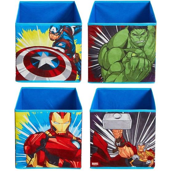 Cztery pudełka do przechowywania - Avengers