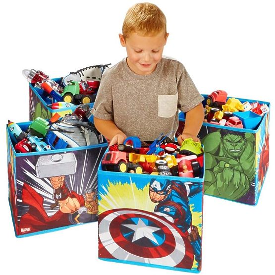 Cztery pudełka do przechowywania - Avengers