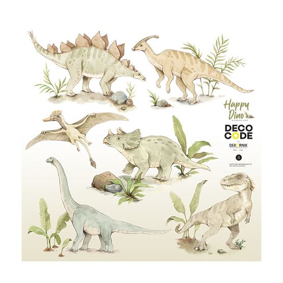 Dekoracja do ściana DEKORNIK Dino Kraina czarów