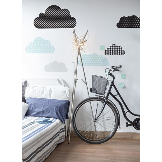Dekoracja na ścianę  DEKORNIK - chmurki