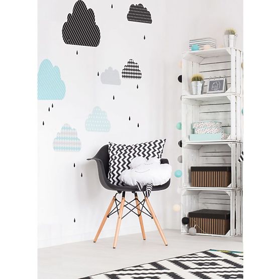 Dekoracja na ścianę  DEKORNIK - chmurki