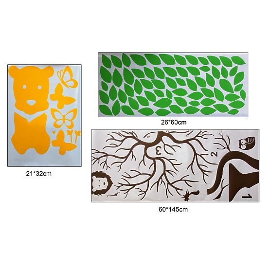 Dekoracja na ścianę - Drzewo i lew