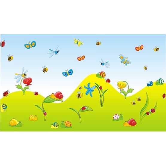 Dekoracje na ścianę Łąka