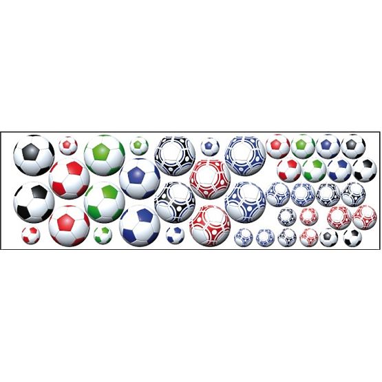 Dekoracje na ścianę Piłki nożne