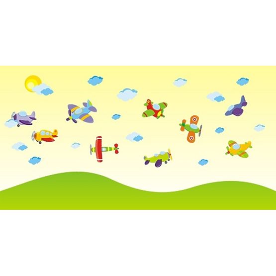 Dekoracje na ścianę Samoloty