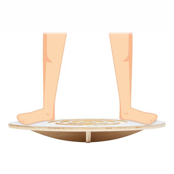 Deska balansowa z labiryntem