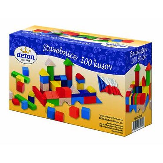 Detoa Drewniane klocki konstrukcyjne 100 szt.