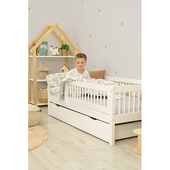 Łóżko dziecięce Teddy Plus - białe
