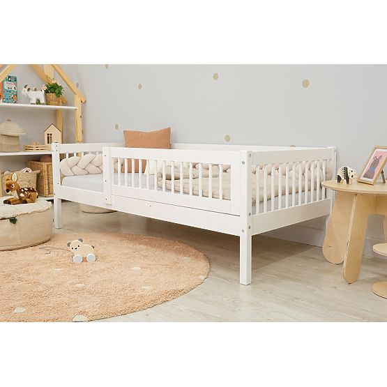 Łóżko dziecięce Teddy Plus - białe