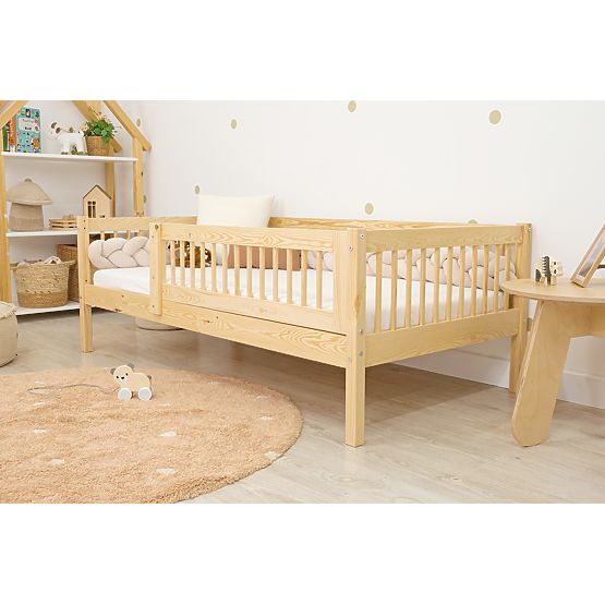 Łóżko dziecięce Teddy Plus - naturalne