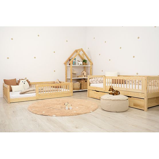 Łóżko dziecięce Teddy Plus - naturalne