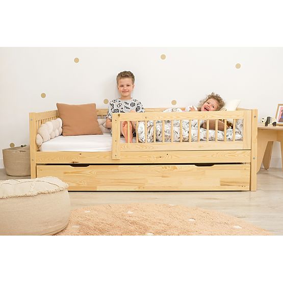 Łóżko dziecięce Teddy Plus - naturalne