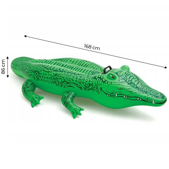 Dmuchany Aligator materac do pływania 168 cm INTEX 58546