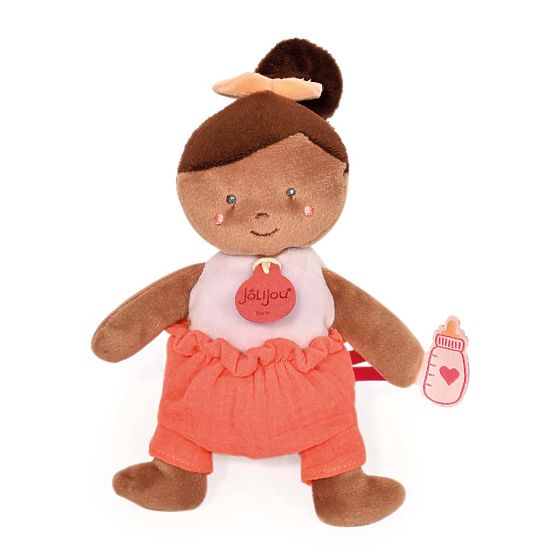 Doudou Jolijou Lalka 18 cm pomarańczowa