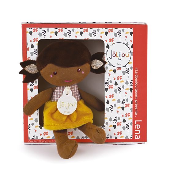 Doudou Jolijou Lalka Léna 16 cm żółta