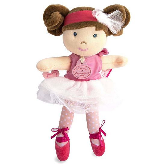 Doudou Jolijou Lalka mini baletka 